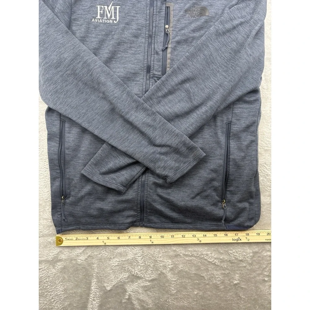 The North Face Men's Size Medium Grey Fleece Jacket 
